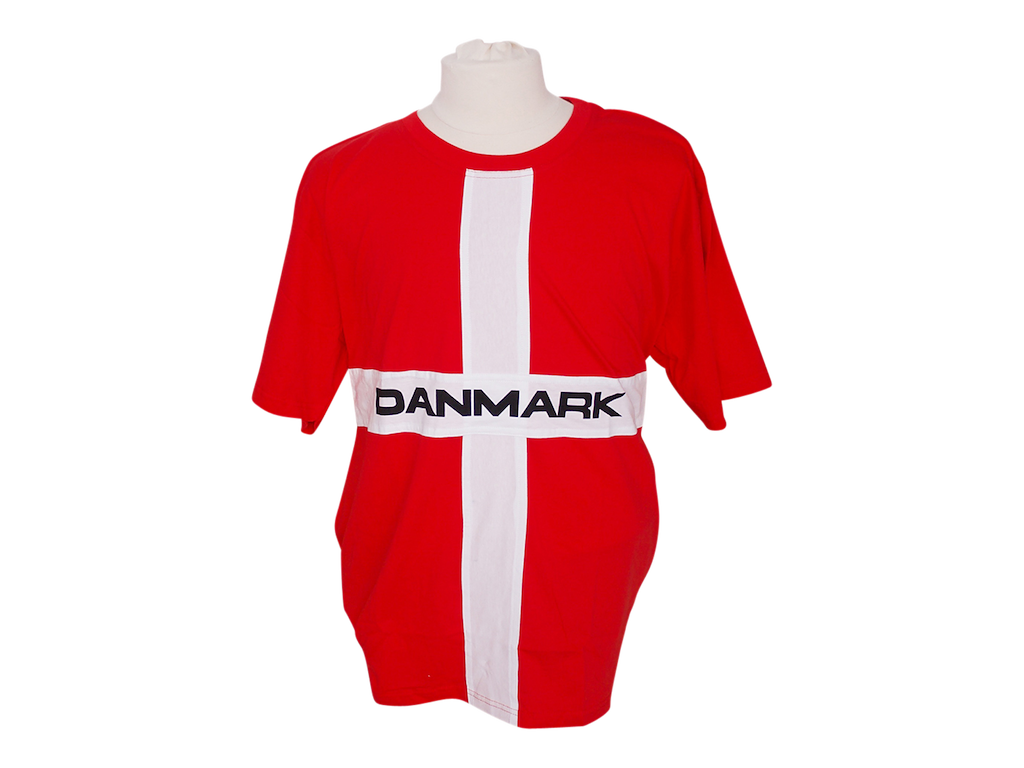T-shirt, Danmark Flag Voksen