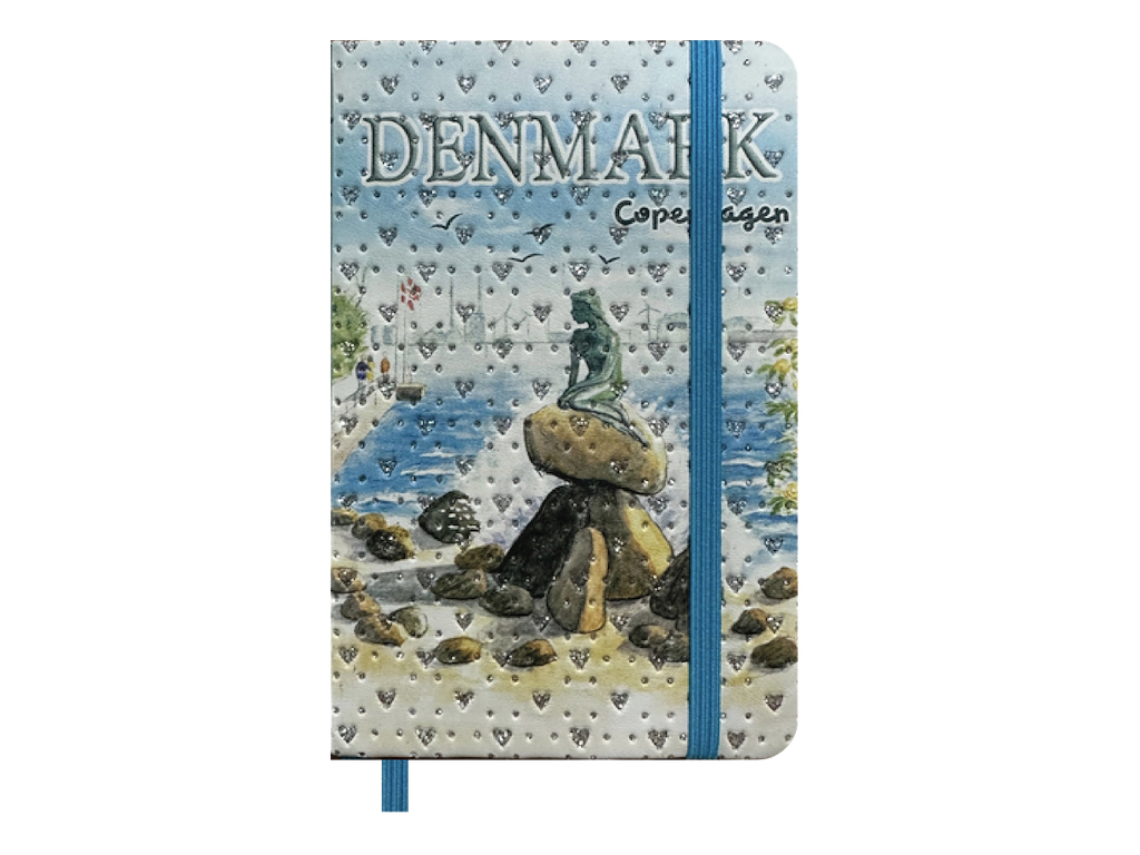 Notesbog, Rhinestone Denmark Havfrue
