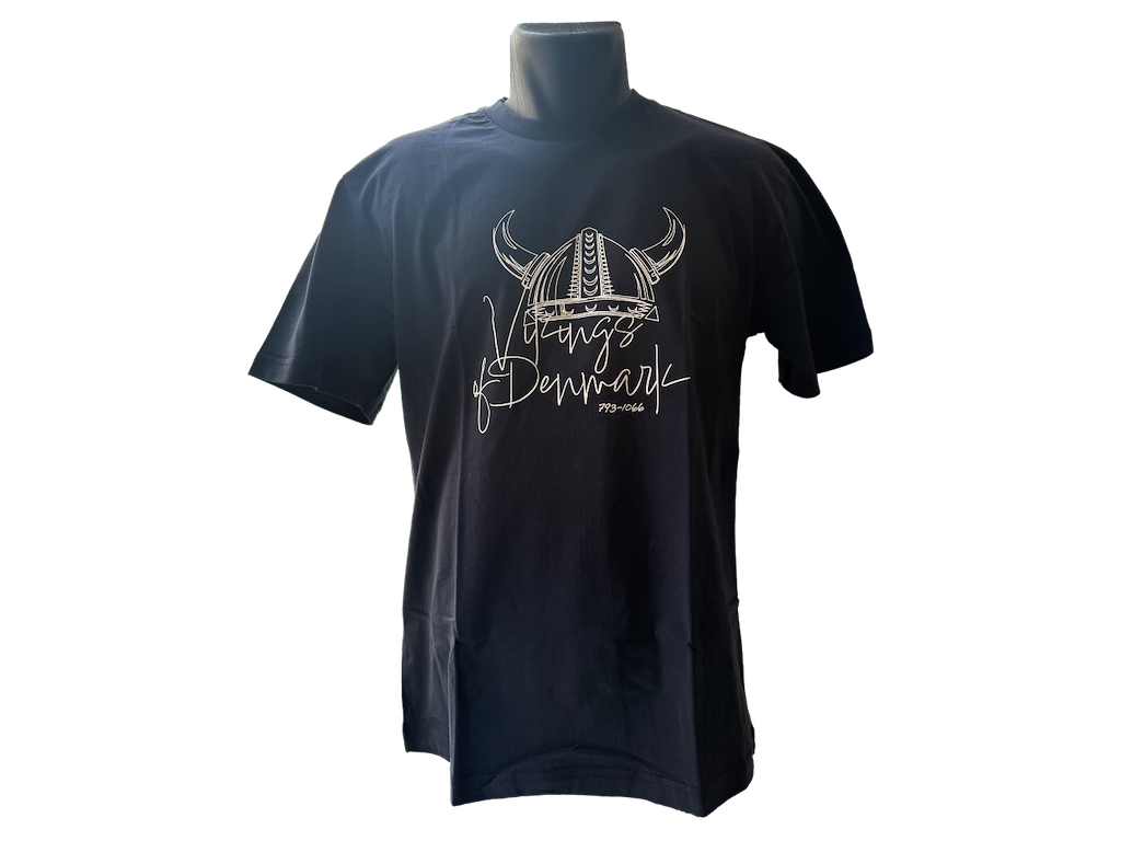 T-Shirt, Vikingehjelm Danmark Navy