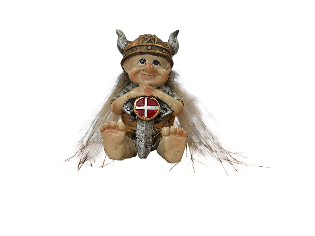 Viking Siddende med Sværd